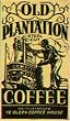 Old Plantation Coffee Porcelain Refrigerator Magnet