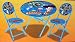 Disney Pixar Toy Story Kid's Blue 3-Piece Folding Table and Chair Set