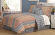 Hopscotch King Size Quilt with 2 shams