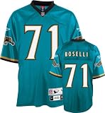 Tony Boselli Reebok NFL Teal Throwback Premier Jacksonville Jaguars Jersey - XX-Large