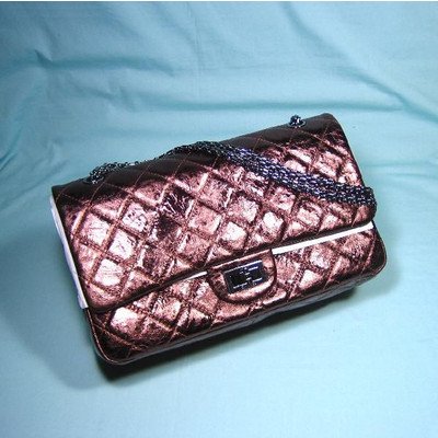 (シャネル) CHANEL ジャンボマトラッセ 2.55バッグ ブロンズ