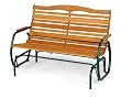 Jack Post Country Garden Hi-Back Glider with Matte Green Frame