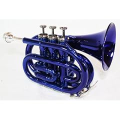 Taschentrompete blau T-480BL mit ABS Koffer. NEUWARE