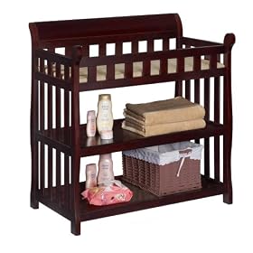 Delta Eclipse Changing Table, Espresso: Baby