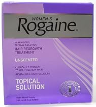 Women's Rogaine-Original Unscented Hair Regrowth Formula, 3 Month Supply