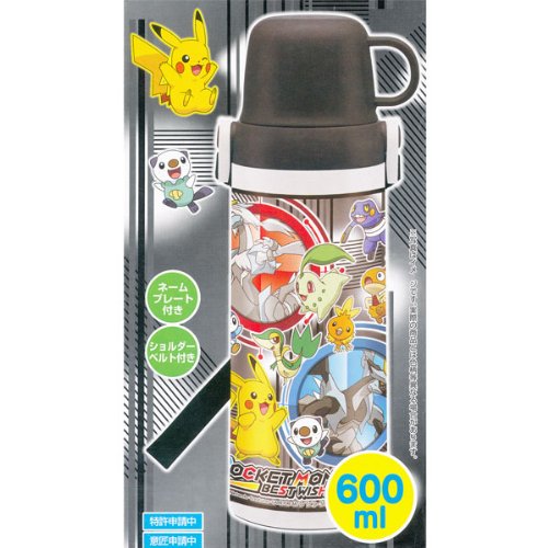 Pokemon Best Wishes Pokemon Thermos Stainless Steel Water Bottle 600ml