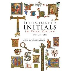 Illuminated Initials in Full Colour (Dover Pictorial Archive)