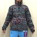 11-12MODEL BONFIRE （ボンファイヤー）WOMEN'S MAGIC　JK black/rainbow skull print M