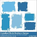 Photoshop Brushes - Crystallized Blocks Brushes and Stamps
