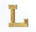 Alphabet Letter - L - Color Gold - 2