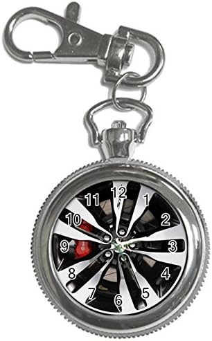 Dodge Charger Rims Key Chain Watch