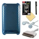6 PC SET: CASETRONICS Accessories Bundle for Apple Iphone 3G (3GS) Includes: Phone Case, SONY MDR-E10LP Earphones / Earbuds, Screen Protector, Microfiber Screen Rag, Stylus Screen Pen & USB Charger