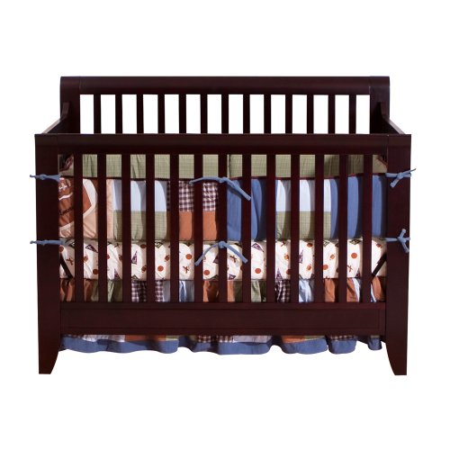 BSF Baby Eleanor 4 in 1 Convertible Crib, Espresso