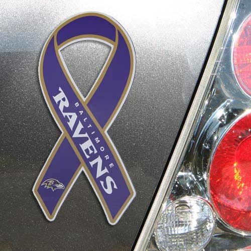 Baltimore Ravens Ribbon Magnet