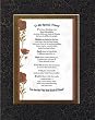 Touching and Heartfelt Poem for Special Friends - To My Special Friend Poem on 11 x 14 inches Double Beveled Matting