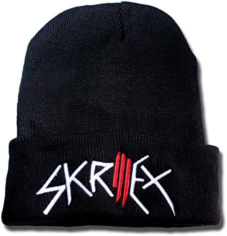 Skrillex Logo Beanie Fashion Unisex Embroidery Beanies Skullies Knitted Hats Skull Caps