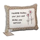 Sentiments Keep Sake Cushion Friendship Doubles New