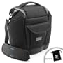 Deluxe DUAL Lens Zoom Holster for Canon T3i / T3 / T2i - Nikon D5100 / D7000 / D3100 - Sony A55 / A33 / A580