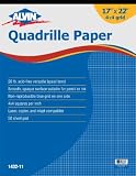 Alvin & Co. 1432-11 PAPER QUAD 17X22 4X4 PAD 50SHT
