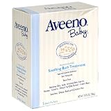Aveeno Baby Soothing Bath Treatment, Fragrance Free, 5-Count Packets (Pack of 6)