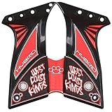 Hybrid Ultralite Frame Grips - West Coast Kings - Red