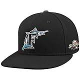 Florida Marlins Hats : New Era Florida Marlins Black 2009 MLB All-Star Game 59FIFTY Fitted Hat