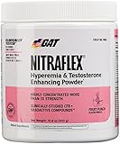 GAT Clinically Tested Nitraflex, Testosterone Enhancing Pre Workout, Fruit Punch,300 Gram