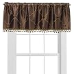 Classic Home Contessa Window Valance - Walnut (54x19")