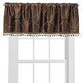 Classic Home Contessa Window Valance - Walnut (54x19")