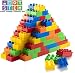 Prextex 300 Piece Classic Big Building Blocks STEM Toy Bricks Set Compatible with All Major Brands Bulk Bricks Set for All Ages