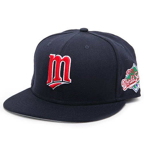 Minnesota Twins Authentic Cooperstown Collection Cap W/1991 World Series Logo 6 3/4