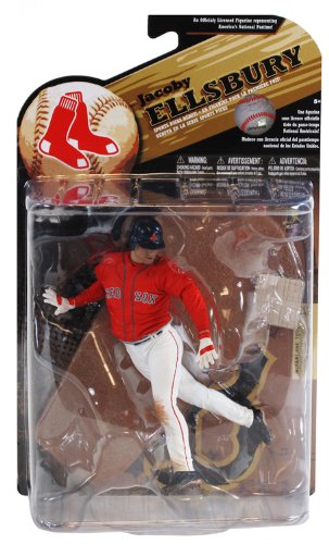 Jacoby Ellsbury (Boston Red Sox) McFarlane S.25 MLB Action Figure Red Jersey Variant