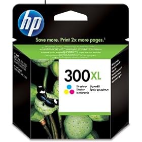 HP CC644EE#UUS 300XL Ink Cartridge with Vivera Inks - Tri-colour