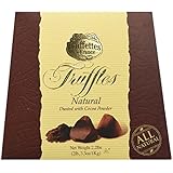 Chocmod Truffettes de France Natural Truffles, Plain, 1000-Gram Boxes (Pack of 2)