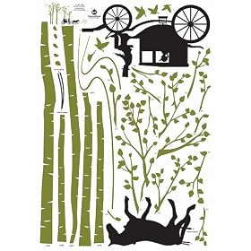 Nursery Easy Apply Wall Sticker Decorations - Quiet Stage Coach Ride