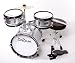 DeRosa by Bridgecraft Child Drum Set *SILVER- DRM 312 - For 3 to 5 yrs