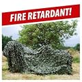 Camouflage Netting 6ftx6ft - Fire Retardant Camo Net