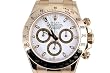 Rolex Mens Yellow Gold Daytona White Dial by Rolex