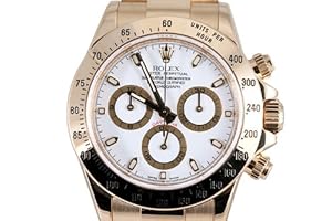 Rolex Mens Yellow Gold Daytona White Dial