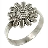 Sunflower - Sterling Silver Ring
