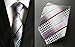 MENDENG Black Gold Striped Tie Woven Jacquard Silk Men's Suits Ties Necktie