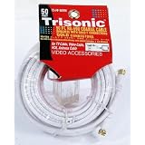 Buy 50 Ft Rg-59u Coaxial Cable by Trisonic