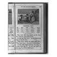 Historic Print (XL): [Page from McGuffey's Reader (Eclectic Series) showing boy and girl playing with dog. Le