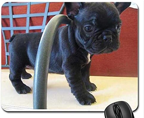 CUTE BLACK BOXER Mouse Pad, Mousepad (Dogs Mouse Pad)