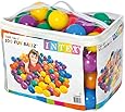 Intex Fun Ballz - 100 Multi-Colored 3 1/8" Plastic Balls, for Ages 2+