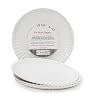 "What Is It?" Reusable White Dinner Plate, 9 Inch Melamine, Set of 4