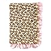 Hudson Baby Blanket with Satin Ruffle, Leopard