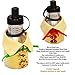 Stainless Steel Kids Water Bottle-2 BOTTLE CAPS-12oz-BPA free water bottle for children- LEAK PROOF- Odor free stainless steel kids water bottle- Easy to Grab-Best for School&Sports