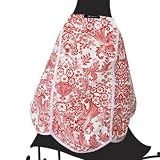 Scalloped Half Apron in Red Lace by Gloveables