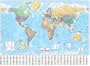 Collins World Wall Laminated Map (New Edition)